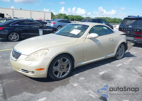 2006 Lexus Sc 430 из США, поврежденный, VIN JTHFN48Y569004951